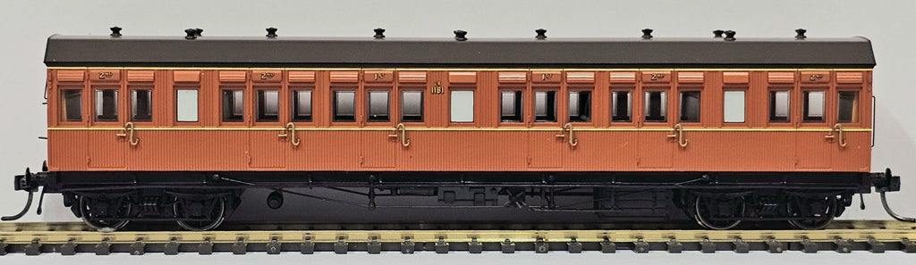 NOW IN STOCK- CX03 - CX1181 - Mansard Roof, Indian Red, with Single Line, Dark Grey Mansard Roof - Casula Hobbies Model Railways