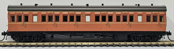 CX05- CX1632 NSWGR Passenger Carriage - Elliptical Roof, Indian Red, with Single Line, Dark Grey Elliptical Roof - Casula Hobbies Model Railways. *