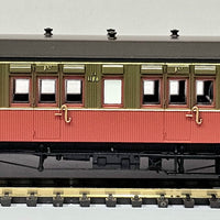NOW IN STOCK - CX08- CX1186 - Mansard Roof, Tuscan Red and Russet, with Single Line, Dark Grey Mansard Roof - Casula Hobbies Model Railways