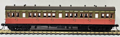 NOW IN STOCK - CX08- CX1186 - Mansard Roof, Tuscan Red and Russet, with Single Line, Dark Grey Mansard Roof - Casula Hobbies Model Railways
