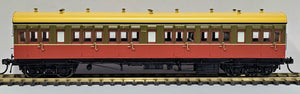 NOW IN STOCK CX10 - CX1745 -  Elliptical Roof Tuscan Red and Russet, with Single Line, Ochre Elliptical Roof (1940/50) Casula Hobbies Model Railways