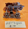 2AT - NSWGR Brake Van Bogies with Pre used metal wheels one pair, stock Sale HO #10