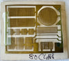Etch brass HO for the NSW 80 class Locomotive Grilles Vents ext, by B & J Models item #77.