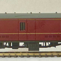 GUV Utility Van in Maroon W86470 BR - PLEASE NOTE: “fitted with Hornby DUBLO Couplers” see photos.- LIMA RAILWAYS OO Scale Item No 305657W