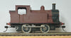 Tri-ang Hornby R355 TANK 0-4-0 Class not original,  fitted with Kadee couplers and has new Romford driving wheels fitted and repainted brown Locomotive Model