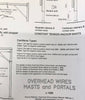 P19 OVERHEAD WIRES, MASTS and PORTALS, c1989 DRAWINGS HO SCALE from DATA SHEETS Drawing NSWGR:  P19 NEW