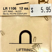 DETAIL ASSOCIATED - LR1106 - LIFT RINGS ALCO RS-DL-FA-PA-CENTURY - Formed Wire  (Pk of 12)