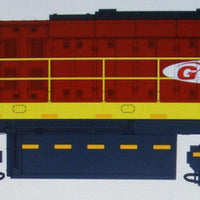 BG-15-03 LOCOMOTIVE DC - EX QLR 2400 CLASS / SOUTH AFRICA HO 16.5mm BOGIES #SA1 : GRINDROD AS OPERATING IN SOUTH AFRICA CIRCA 2014-18 / Southern Rail Models