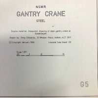 G5 GANTY CRANE HO drawing