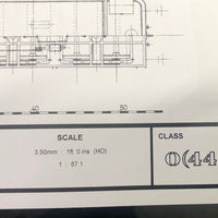 Class O(446) 4-6-0 HO Data Sheet drawing NSWGR locomotive