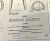 P1 "Lineside Data Sheet HO Drawing"  NSWGR STANDARD CULVERTS c. 1890 :  P1