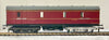 LMS PERIOD 3 GUV General Van 37762 in LMS Maroon- PLEASE NOTE: “fitted with Hornby DUBLO Couplers” see photos.- LIMA RAILWAYS OO Scale Item No 305358W (one bogie needs painting.)