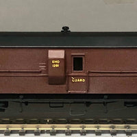 EHO BRASS NSWGR BRAKE VAN PAINTED INDIAN RED WEATHERED KADEE COUPLERS. BERGS BRASS MODELS ; 2ND HAND