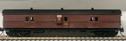 EHO BRASS NSWGR BRAKE VAN PAINTED INDIAN RED WEATHERED KADEE COUPLERS. BERGS BRASS MODELS ; 2ND HAND