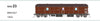 EHO-23 ; EHO627 Brake Van Rebuilt with Sliding Luggage Compartment Doors NSWGR SDS Models: Indian Red, Gray/Black Roof