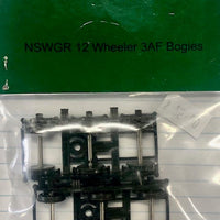 12 WHEELER 3AF (3AG) BOGIES 1 per in pack -NSWGR Eureka Models