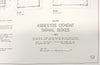 S02.  1943 ASBESTOS CEMENT SIGNAL CABINS 1:87 scale drawings DATA SHEETS