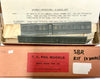 SBR short 1st class car NSWGR Passenger car kit, T.C. RAIL MODELS (original Workshop 5 Model Kits ) a number of these kits up for sale as come in original boxed 2nd hand stock Sale HO #15.