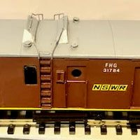 FHG 31784 NSWGR BRAKE VAN KIT BUILT SJM MODEL with KD COUPLERS & METAL WHEELS HO - SJM Models (Copy)