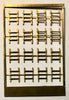 New - FO Etch Brass Rear Window Bars - will do 4 cars - Ozzy Brass