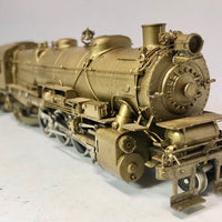 USA L1 Class 2-8-2 unpainted HO UNITED MODELS BRASS USA Steam Locomotive . BRASS MODELS