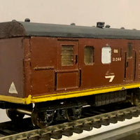 GHG 31244 NSWGR BRAKE VAN RTR FRIEDMONT MODEL KADEE COUPLERS & K&M METAL WHEELS  HO - 2ND HAND