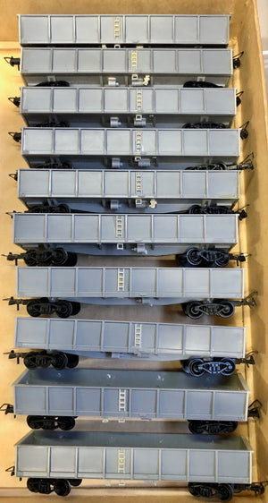 GP-NOHF CONCENTRATE OPEN WAGON NSWGR not completed with POWERLINE BOGIES (can change to NEM362 kadee couplers) with LIME type couplers H0 2nd Hand - Silvermaz Models kits.