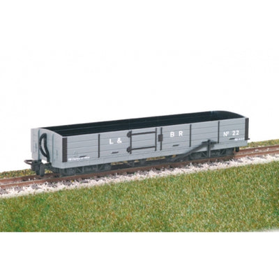 Peco - 00.9 - Narrow Gauge - 8 Ton Bogies Open Wagon L&B Grey No 22