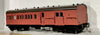 NOW IN STOCK- HCX03- 1384 Composite Passenger, Brake Van - Elliptical Roof, Indian Red, No Lining, Dark Grey Elliptical Roof - Casula Hobbies Model Railways