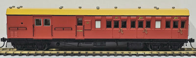 NOW IN STOCK HCX02 - HCX1187 -  Mansard Roof, Indian Red, No Lining, Ochre Mansard Roof - Casula Hobbies Model Railways