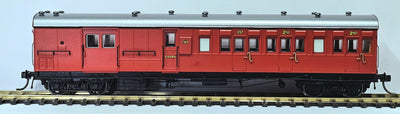 NOW IN STOCK- HCX04- HCX1384 -  Elliptical Roof, Indian Red, No Lining, Silver Elliptical Roof - Casula Hobbies Model Railways