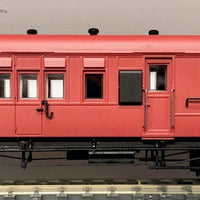 PRE ORDER - HCX03- 1384 - Elliptical Roof, Indian Red, No Lining, Dark Grey Elliptical Roof - Casula Hobbies Model Railways