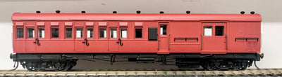 PRE ORDER - HCX04- 1384 -  Elliptical Roof, Indian Red, No Lining, Silver Elliptical Roof - Casula Hobbies Model Railways