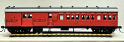 PRE ORDER DUE MID APRIL- HCX04- 1384 -  Elliptical Roof, Indian Red, No Lining, Silver Elliptical Roof - Casula Hobbies Model Railways