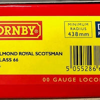 R3950A: NEW : GBRf / BELMOND ROYAL SCOTSMAN Co-Co CLASS 66 No66746 - OO DCC READY HORNBY
