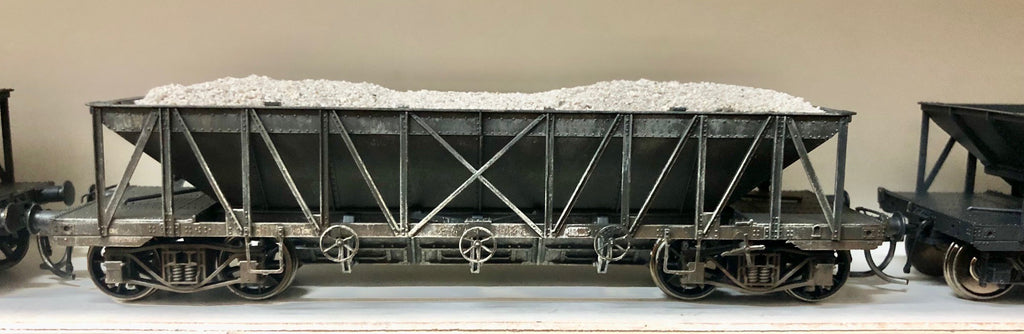 BBW -SINGLE WAGON IDR MODELS - BBW – W1, weathered with load, Riveted Bogie Ballast Wagon - IDR MODEL RTR - HO scale NSWGR (Copy) (Copy)