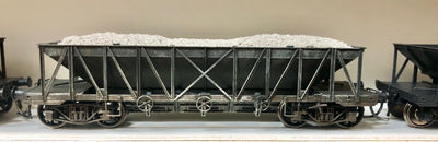 BBW -SINGLE WAGON IDR MODELS - BBW – W1, weathered with load, Riveted Bogie Ballast Wagon - IDR MODEL RTR - HO scale NSWGR (Copy) (Copy)