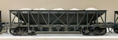 BBW -SINGLE WAGON IDR MODELS - BBW – W73, WITH LOAD, Riveted Bogie Ballast Wagon - IDR MODEL RTR - HO scale NSWGR (Copy)