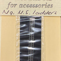 Ladder Etch Nicole Silver pack with 2 each 68mm long by 2.5mm wide - note; 4 pack only available N Scale.