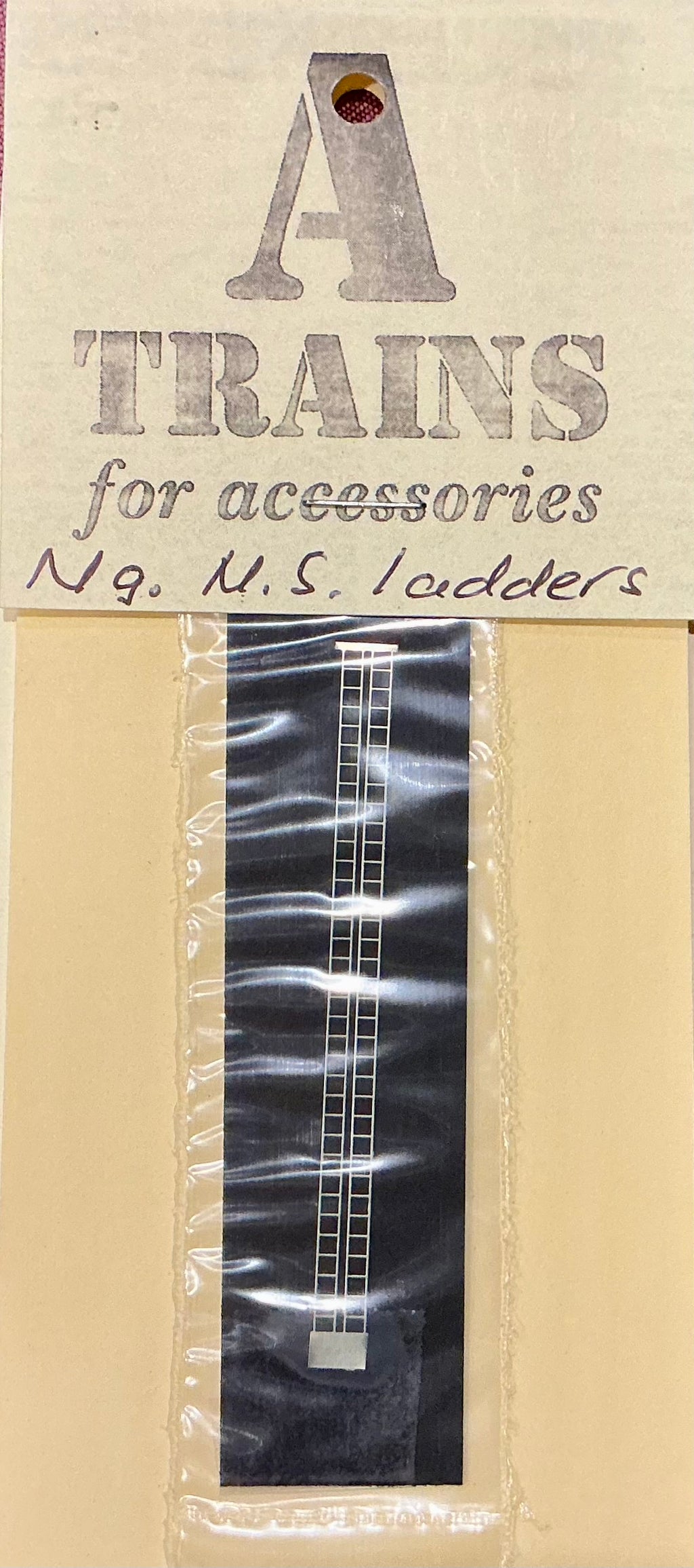 Ladder Etch Nicole Silver pack with 2 each 68mm long by 2.5mm wide - note; 4 pack only available N Scale.