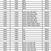 Pack H CATTLE 3-PACK Wagons VSBY5, VSBY22, VSBY25 VIC-RAILWAYS IXION Model Railways: NOW IN STOCK