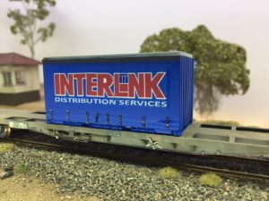 IFM 54-InFront Models HO - Interlink 20ft Tautliner container kit