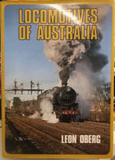 LOCOMOTIVES OF AUSTRALIA - LEON OBERG 1975   2nd hand Books