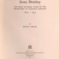 SIX AND A HALF INCHES FROM DESTINY Keith Turton -  2nd hand Books