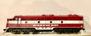 GM32 AUSTRNLIAN NATIONAL RAILWAYS Locomotive Maroon/Silver LIMA MODEL - 2nd hand (Copy)