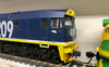 42209 NSWR FREIGHTRAIL BLUE DIESEL LOCOMOTIVE - KADEE COUPLERS - DCC CHIP FITTED - 2nd Hand - LIMA MODEL