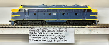 B class B65 V.R. Blue - Kadee Couplers, detailed as in note below the photo, , DC Locomotive   - Pre Owned - LIMA Models.