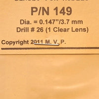 Lenses MV Products L149 Realistic Light Lenses Model Trains Locomotives HO Scale (1)