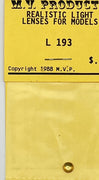 Lenses MV Products L193 Realistic Light Lenses Model Trains Locomotives HO Scale (1)