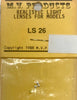 Lenses MV Products LS26 HO Clear Realistic Light Headlights Lenses for Models (Set of 4)